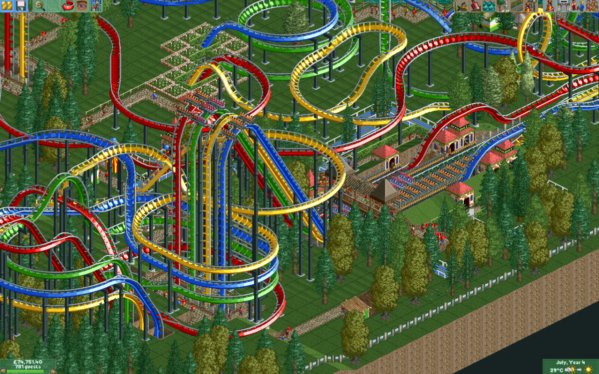 Go Back And Play 5 Tips For Rollercoaster Tycoon 2 Particlebit