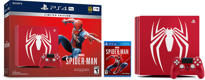 Spiderman Limited Edition PS4